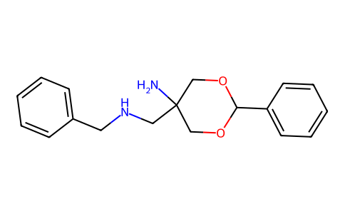 m-Dioxan-5-amine, 5-benzylaminomethyl-2-phenyl- 73987-04-9